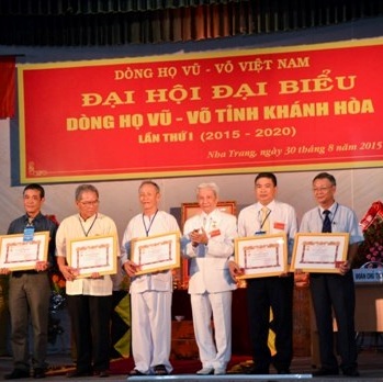 Đại hội đại biểu Dòng họ Vũ - Võ tỉnh Khánh Hòa lần thứ nhất